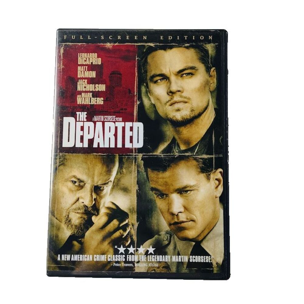 The Departed Crime Drama DVD 2006 Movie Leonardo DiCaprio R